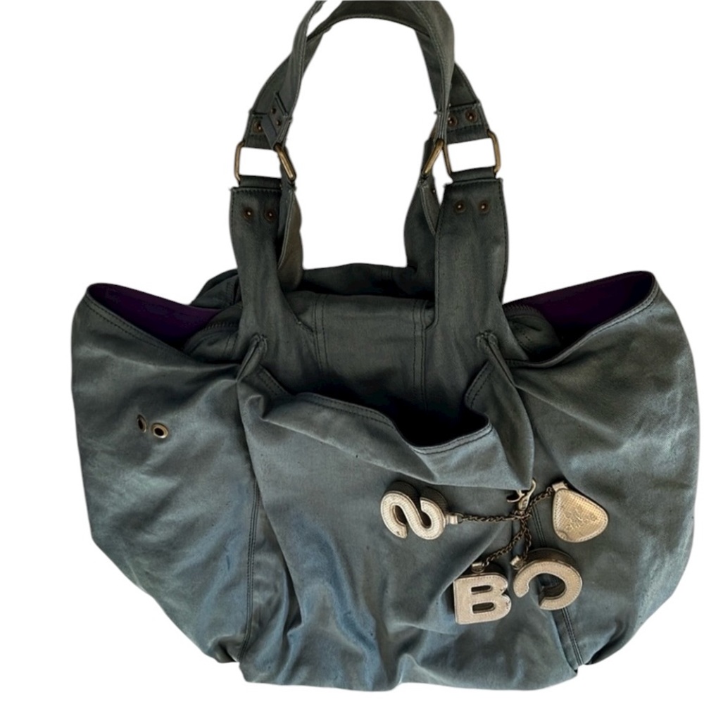 See by Chloe X-Large blue coated bag perfect travel,shopping ,gym or diaper bag